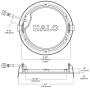 Halo HLB6099FS1EMWR HLB 6 in. Selectable CCT New Construction or Remodel Canless Kit Recessed Integrated LED, White