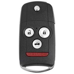 X AUTOHAUX Car Keyless Remote Flip Key Fob 313.8Mhz N5F0602A1A46 for Acura MDX RDX 07-13