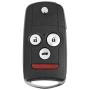 X AUTOHAUX Car Keyless Remote Flip Key Fob 313.8Mhz N5F0602A1A46 for Acura MDX RDX 07-13