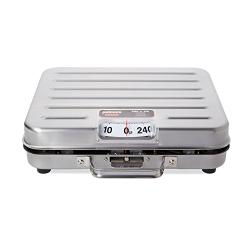 Rubbermaid Commercial FGP250SS ''Briefcase'' Style Digital Receiving Scale for Food Service, English, 250-pound, Stainless Steel