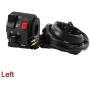 DIYARTS 7/8'' 22mm Motorcycle Switch Motorbike Handlebar Horn Button Turn Signal Fog Lamp Light Electric Start Controller Headlight Taillight Switches On/Off