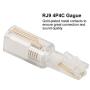 Telephone Cord Detangler, Uvital Wireless Anti-Tangle Telephone Handset Cable 360 Degree Rotating Landline Swivel Cord Untangler White (8 Pack)