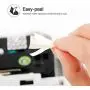 Oozmas Compatible Label Tape Replacement for TZe-231 P Touch Label Tape 12mm 0.47 Inch Laminated Black on White, Work with Brother Label Maker PTD210 PTH110 PTD400AD, 2-Pack
