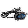 BOSS Audio Systems B62RGB ATV UTV Weatherproof Waketower Speaker System - Amplified, 750 Watts Per Pair, 6.5 Inch Speakers, Full Range, 2 Way, Bluetooth, RGB Led Illumination, IPX5 Weatherproof, Sold
