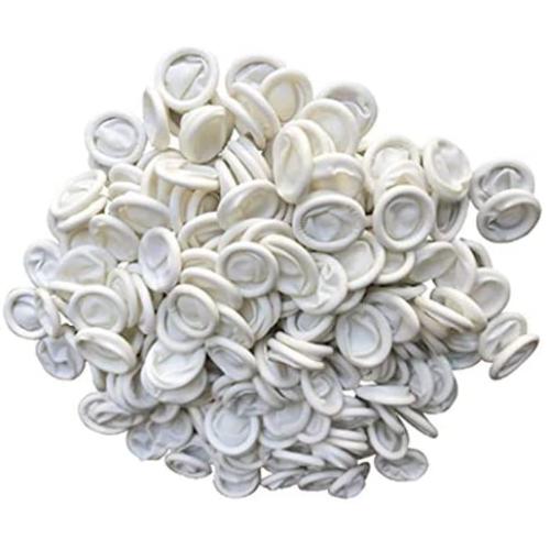 ANSLYQA Finger Cots Latex (Large,800 Pcs) Disposable Finger Covers Anti Static Rubber Fingertips Protective for Electronic Repair,Crafting Industrial Apply