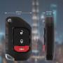 VOFONO 2+1 Buttons Flip Keyless Entry Remote Key Fob Compatible with Jeep Wrangler 2018-2020, Gladiator 2019-2020| Replacement for OHT1130261 68416782AA