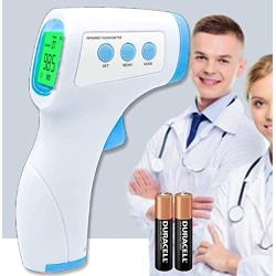 AccuInfrared-100: Most Accurate Thermometer for Non-Contact Touchless Temperature Checking (for All Ages) Including Batteries