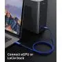 Thunderbolt 3 Cable TB3 3.3ft/40Gbps/5K(USB-C to USB-C), JSAUX 40Gbps Data Transfer/ 100W 5A Charging/ 5K@60Hz Type-C Compatible with External SSD, eGpu, USB-C Docking Station, Dell -Blue