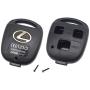 2pcs Keyless Entry Remote Control Car Key Fob Cover Case Fit for Lexus ES GS GX IS LS LX RX SC Replacement Key Shell - NO Locksmith Required Using Your Old Key and Chip!