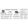 A1586, 1/3HP 230V Air Handler Motor, 1075RPM, 2.7AMP
