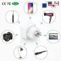 European to USA Plug Adapter, ANKCE Europe to USA Travel Plug Converter, American Outlet Plug Adapter, EU to US Adapter, [2 Packs]