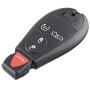 2PCS Replacement fit for Uncut 433MHz Keyless Entry Remote Control Car Key Fob Chrysler 300/ Dodge Challenger Charger Durango Magnum/Grand Cherokee M3N5WY783X IYZ-C01C