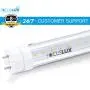 Focuslux 4 Pack T8 T12 LED Bulbs 4 Foot, 18W = 40W Fluorescent, 3200Lm, 4000K, T10 Light Tube, Single or Double Ended Powered, Dual End Ballast Compatible & Bypass , UL, DLC, Clear Focuslux 4 Pack T8 T12 LED Bulbs 4 Foot, 18W = 40W Fluorescent, 3200Lm, 4000K, T10 Light Tube, Single or Double Ended Powered, Dual End Ballast Compatible & Bypass , UL, DLC, Clear