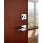 Kwikset 91580-001 Halifax Slim Square Single Cylinder Deadbolt featuring SmartKey in Satin Nickel
