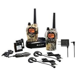 Midland 50 Channel GMRS Two-Way Radio - Long Range Walkie Talkie (Mossy Oak Camo, 2-Pack)