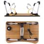 Slendor Laptop Desk Foldable Bed Table Folding Breakfast Tray Portable Lap Standing Desk Notebook Stand Reading Holder for Bed/Couch/Sofa/Floor