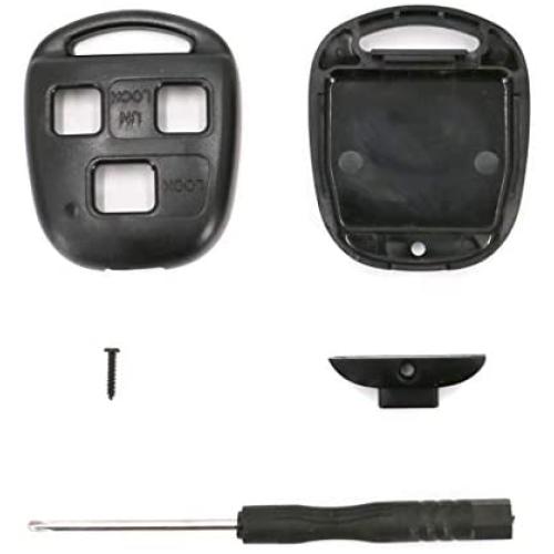 UTSAUTO Replacement For Lexus Key Fob Remote Shell Case Cover Fit For Lexus ES GS GX IS LS LX RX SC FCC-1 Pack