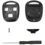 UTSAUTO Replacement For Lexus Key Fob Remote Shell Case Cover Fit For Lexus ES GS GX IS LS LX RX SC FCC-1 Pack