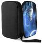 Hxuedan Ice and Fire Wolf Head The Data Cable Storage Bag is A Portable and Independent Design SuitableVFor Travelers to Place The Data Cable, Earphone and Electronic Product Data Cable Storage Bag