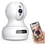 Baby Monitor WiFi Smartphone, Lefun WiFi Baby Monitor with Camera and Audio, Pet Camera with Cloud Storage Two Way Audio Remote Viewing Pan Tilt Zoom Night Vision Motion Detect for Indoor Home