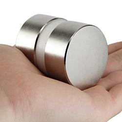 DIYMAG 40x20mm Super Strong Neodymium Disc Magnet, Permanent Magnet Disc, The Worlds Strongest and Most Powerful Rare Earth Magnets - One Piece