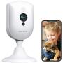 Baby Monitor, Conico 1080P Home Security Camera with Sound Motion Detection IR Night Vision, Home Camera with 2- Way Audio 8X Zoom, WiFi Camera Cloud Service Compatible with Alexa, 2.4G WiFi