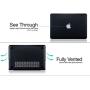 Kuzy Compatible with MacBook Pro 13.3 inch Case A1502, A1425 Release 2015-2012 Soft Touch Plastic Hard Shell Cover for Older Version MacBook Pro 13 inch, Black