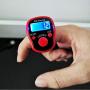 ROYAL WIND 5 Pcs Tally Counter Finger Counters - 5 Digital LED Electronic Finger Counter, Mechanical Manual Clicker Number Lap Tracker Counter