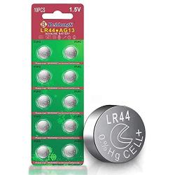 Beidongli LR44 AG13 357 high Capacity 1.5V Button Coin Cell 10 Count
