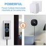 24VAC, 40 VA AC Transformer Plug in with PTC Fuse Compatible with Ring Nest Doorbell Thermostats UL Certified