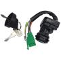 Zsoog lgnition Key Switch fits SUZUKI 37110-19B02 37110-19B01 300 LTF300F LT230E LTF250 LT160E