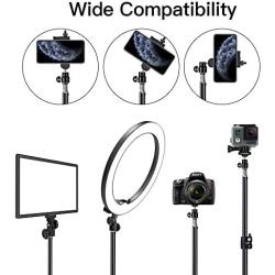 Pixel 48inch Cell Phone Tripod for iPhone Cell for Video Recording Vlogging Streaming, Smart Phone Tripods Stand Compatible with Camera（This Product Does not Have a Microphone and LED Lights）