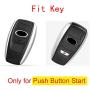Royalfox(TM) 3 4 Buttons TPU Smart Remote Key Fob case Cover for Subaru Forester Sti 2016 2017/2017 2018 Outback Impreza/2015 2016 XV Crosstrek / 2014-2017 BRZ / 2016 WRX (Silver)