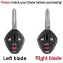Heart Horse Keyless Entry Remote for Mitsubishi Eclipse Lancer Endeavor Galant Outlander No Chip 2007-2012 Uncut Blank Car Key Blade Fob Case Shell Button Pad Cover Repair Heart Horse Keyless Entry Remote for Mitsubishi Eclipse Lancer Endeavor Galant Outlander No Chip 2007-2012 Uncut Blank Car Key Blade Fob Case Shell Button Pad Cover Repair