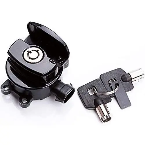 Ignition Switch for 11-17 Harley-Davidson Dyna Softail Fat Bob Road King 71517-11 (Black)