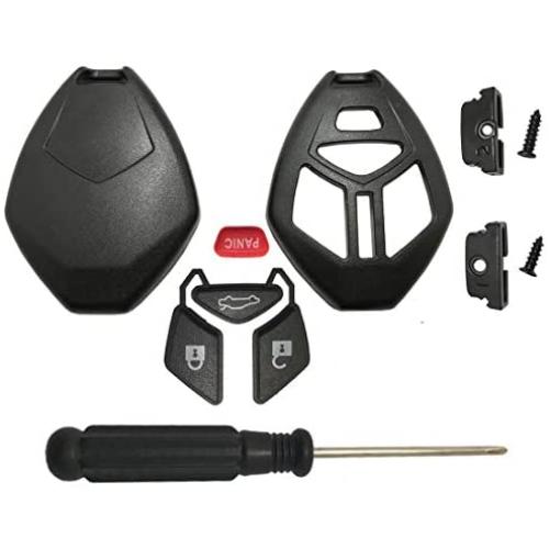 Horande Replacement Keyless Entry Remote Key Fob Cover Case fits for Mitsubishi Eclipse Galant Lancer Outlander Key Fob