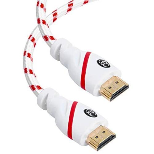 HDMI Cable 30 ft - 4K Resolution UHD 2.0b Ready - Supports Ethernet Ultra HDR Video HD Bandwidth 18Gbps - Audio Return Channel - 30 Feet (9.1 Meters) High Speed HDMI Cable