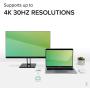 Plugable USB C Mini Dock with HDMI, USB 3.0 and Pass-Through Charging Compatible with 2018 iPad Pro, 2018 MacBook Air, Dell XPS 13, Thunderbolt 3 and More (Supports Resolutions up to 4K@30Hz).