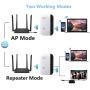 Super Booster WiFi Range Extender/WiFi Range Extender Super Booster 300Mbps,WiFi Repeater Superbooster Speed Wireless AC300Mbps Wireless Network Adapter with 2.4GHz US Plug （White）