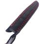 WFMJ Red Leather Remote Smart 5 Buttons Key Cover Case for Ford Edge Escape Explorer Focus Flex Taurus Fusion