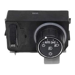 Car Headlight Switch Adjustment Control Knob 84448511 Replacement for Chevrolet Silverado Suburban 2015-2020 for GMC Yukon Sierra 2015-2020 84154108 23187804