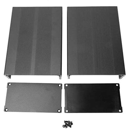 Enclosure Electronic DIY Circuit Board Project Aluminum Box Cooling Case 55 x 106 x 150mm, Aluminum Alloy Box Split type