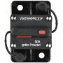 Cllena 50 Amp Circuit Breaker with Manual Reset 12V - 48V DC for Car Rv Marine Truck Motorhome Automotive Stereo Audio System Trolling Motor Winch
