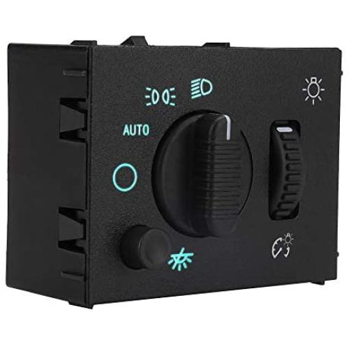 Headlight Switch Headlamp Dimmer Switch - Compatible with 2003-2006 Chevy Silverado, Suburban, Tahoe, GMC Sierra, Yukon, Cadillac Escalade - Replace D1595G, 19381535, 15194803, 1S8489