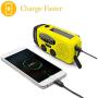 Upgraded Version RunningSnail Emergency Hand Crank Self Powered AM/FM NOAA Solar Weather Radio with LED Flashlight, Emergency Power Bank for iPhone/Smartphone (088Y)