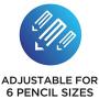 X-ACTO 1606 High Volume Commercial Electric Pencil Sharpener, Model 41, Beige