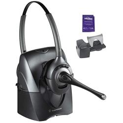 Plantronics CS361n Wireless Headset Bundled with Lifter and Headset Advisor Wipe (Renewed)