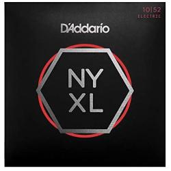 D’Addario NYXL1052 Nickel Plated Electric Guitar Strings,Light Top/Heavy Bottom,10-52 – High Carbon Steel Alloy for Unprecedented Strength – Ideal Combination of Playability and Electric Tone