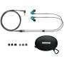 Shure SE215SPE Professional Sound Isolating Earphones with Single Dynamic MicroDriver, Secure In-Ear Fit - Blue