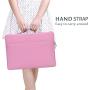 ProCase 12-12.9 inch Sleeve Case Bag for Surface Pro X 2017/Pro 7 6 4 3, MacBook Pro 13, iPad Pro Protective Carrying Cover Handbag for 11'' 12'' Lenovo Dell Toshiba HP Acer Chromebook -Pink